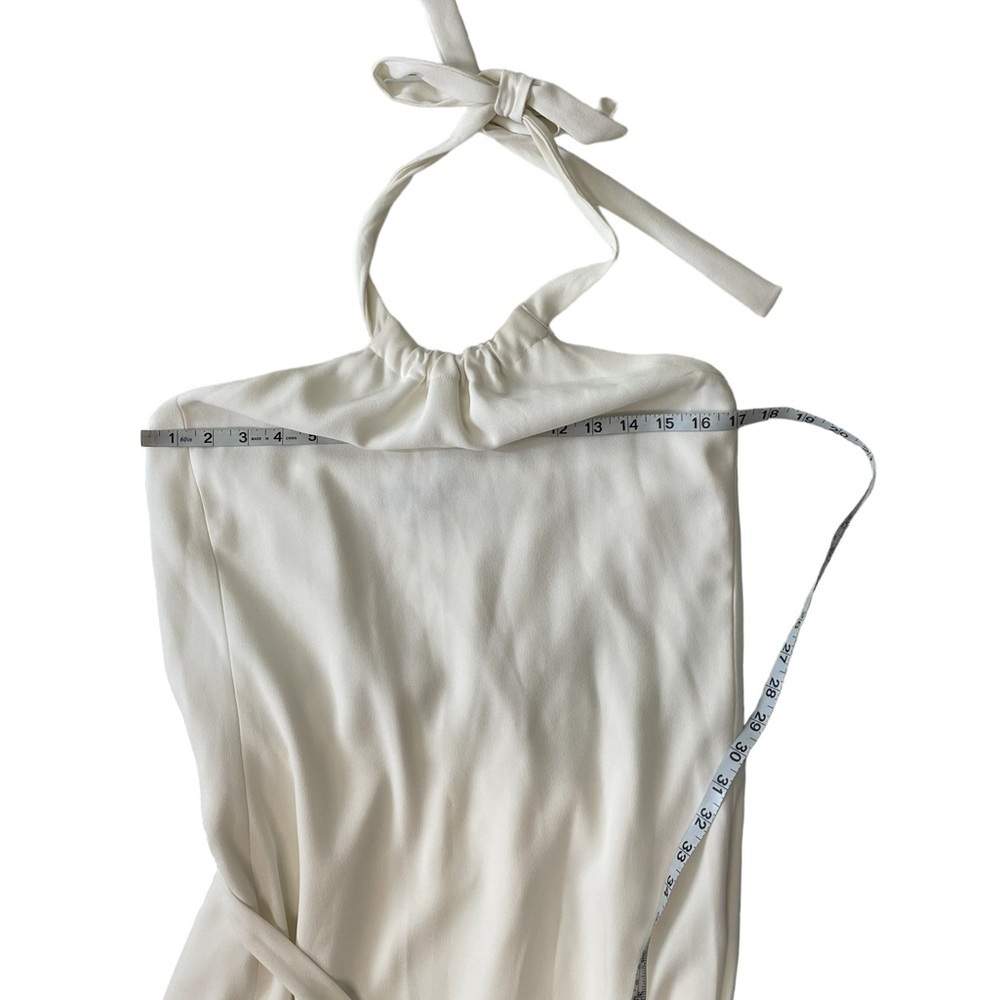 THEORY Nayline Elevate Crepe Halter Dress NWT Size 10 - Picture 9 of 12